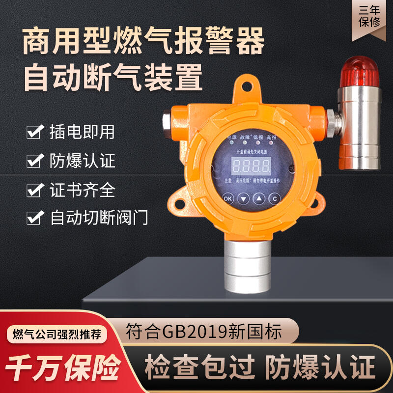 小型餐飲廚房用燃?xì)鈭?bào)警器 GB/T34004-2017